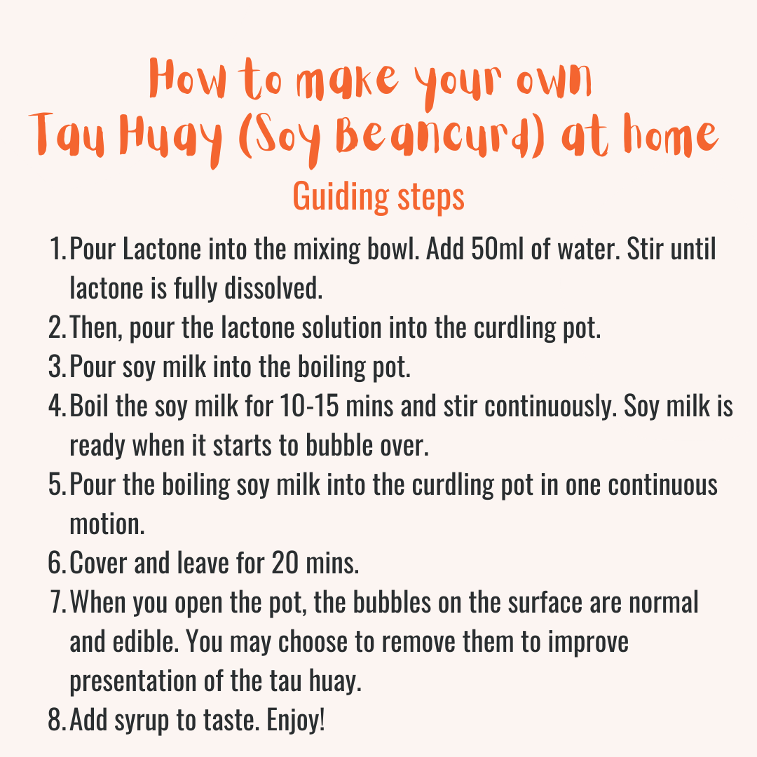 DIY Tau Huay (Soy Beancurd) Kit